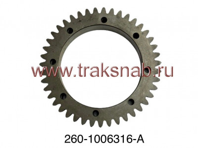 Шестерня привода компрессора  Д-260 43зуб.